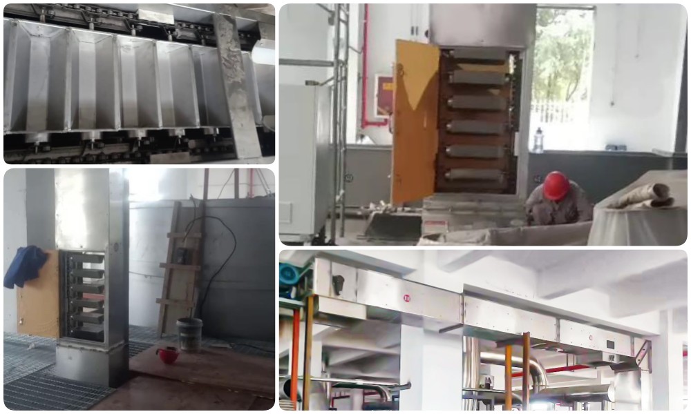 塑料顆粒z型斗式提升機(jī)客戶現(xiàn)場(chǎng)